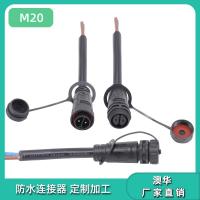 AHUA澳华气动风机设备防水航空插头M20园林植物灯防水接头