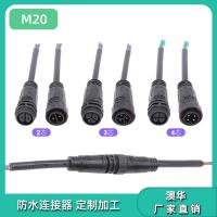 AHUA澳华扫描仪设备防水航空插头M20LED路灯防水连接器