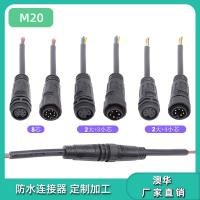 AHUA澳华厂家直销M20 8*0.5 IEC 60227 PVC线 防水插头